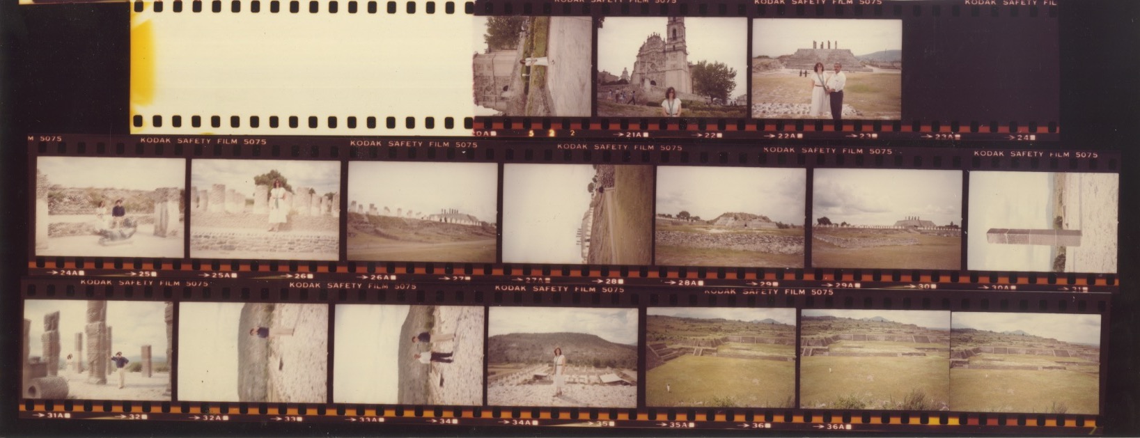 Contact sheet of images of Tula, Mexico