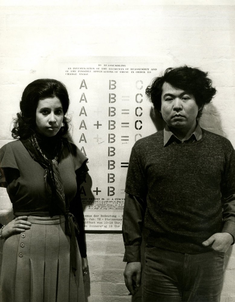 Arakawa and Madeline Gins in New York, 1972
